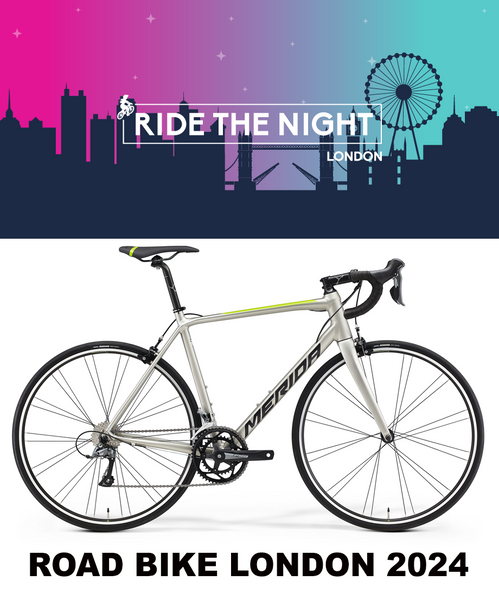 Road Bike Hire. Ride the Night London 2024.